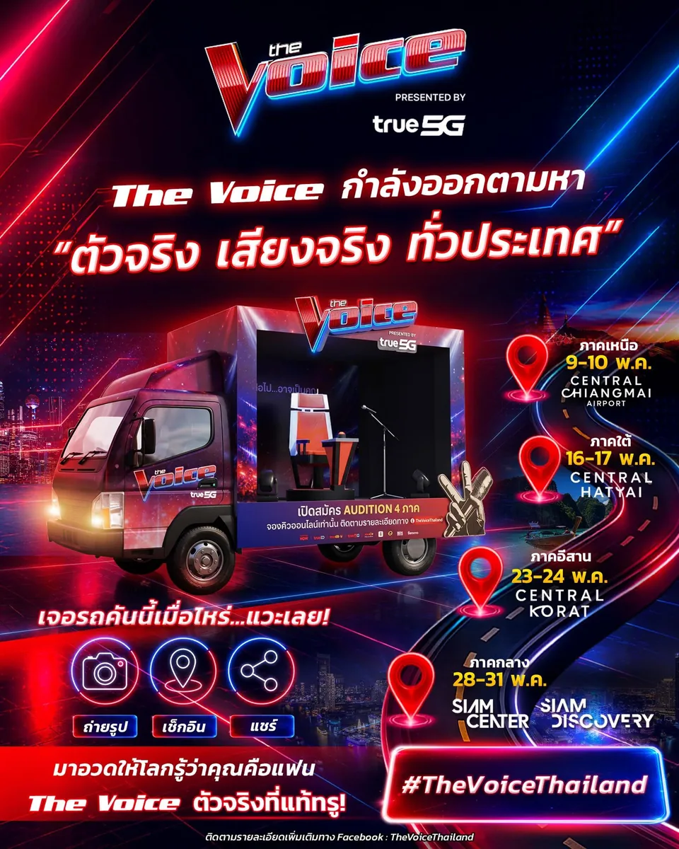 The Voice & The Voice Teen 2026 — RoadShow Audition ภาพที่ 5